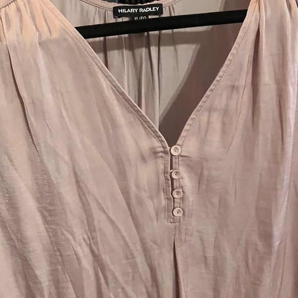 Hilary Radley Pink Sleeveless Blouse - Picture 3 of 4